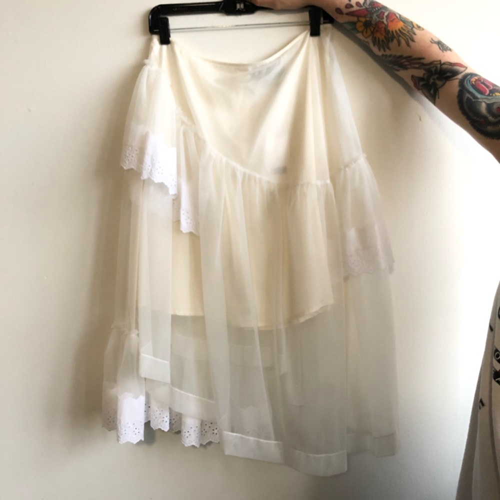 Stunning NWT Simone Rocha white skt UK Sz 10/ US 8